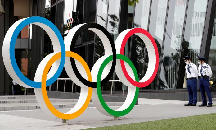 FILE PHOTO: Anti-Olympics protest in Tokyo