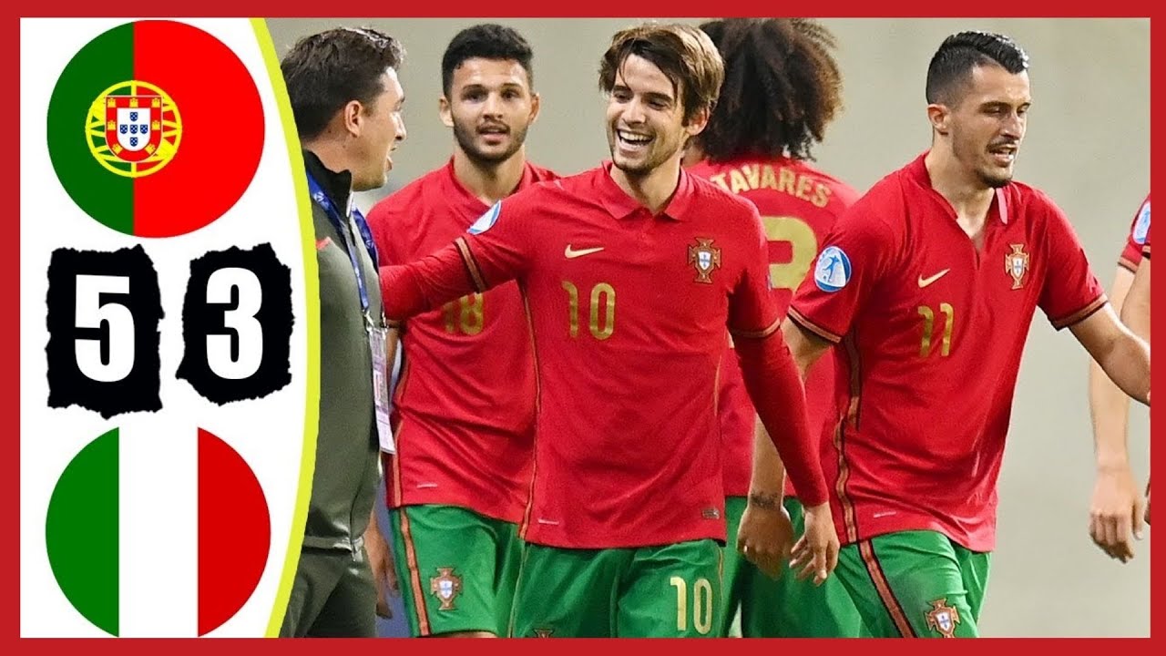 Portugal vs Italy 5-3 Extended Highlights & Goals 2021 – EURO U-21