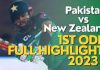 Full Highlights | Pakistan vs New Zealand | 1st ODI 2023