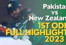 Full Highlights | Pakistan vs New Zealand | 1st ODI 2023