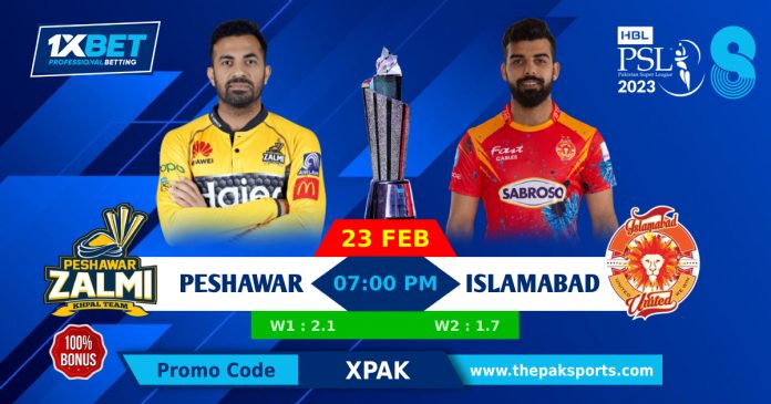 Peshawar Zalmi vs Islamabad United