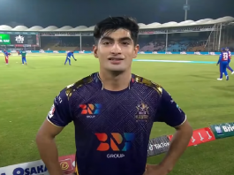 Naseem Abbas Shah is a Pakistani international cricketer. He is a fast bowler and is in playing-eleven in T20 Format. In October 2019, at the age of 16, he was called up to the Pakistan cricket team for their Test series against Australia.