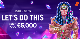 LET'S DO THIS Feel the variety of games and claim your share of the €5,000 prize pool! Promotion Period: April 25, 2023 at 00:01 GMT – May 2, 2023 at 00:59 GMT Prize Distribution Model: 1 place - €1,500 2 place - €1,000 3 place - €700 4 place - €500 5 place - €300 6-10 place - €100 11-20 place - €50 How to win: Qualifying games: Reels on Fire, Seven seven pots and pearls, Seven seven, Extra win X, Four the win wild, Bloxx Thunder, Book of Dino Unlimited, Sun wind, Mystic Bear XtraHold, Candy Gold, Aloha Spirit XtraLock, Golden Buffalo, Book of Shai, Takutiki [гиперссылка на игры] In-game tool criteria: player gets 1 point for each €0,1 bet. Minimum bet: €0,1 General Terms: To take part in the tournament you need to click “Take part” on the page of the offer. All prizes will be credited to the players’ accounts within 72 hours (three working days) after the results are summed up. Cash prizes cannot have any wagering requirements. In the event of two players finishing the tournament on the prize position the one scored first will win. The results are calculated based only on bets pleased using real money. By participating in this promotion you confirm that you have read and accepted the terms and conditions of the offer. If any attempt to abuse or manipulate any aspect of this promotion or if any breach of the casino rules is detected, Company reserves the right to deny participation in the promotion. The Company reserves the right to change the rules of the tournament, as well as to suspend or cancel the tournament at any time. General terms and conditions apply.