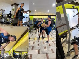 PAK vs NZ: New Zealand players take part in gym session