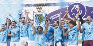 City celebrate title glory with win over Chelsea, Leeds in relegation peril