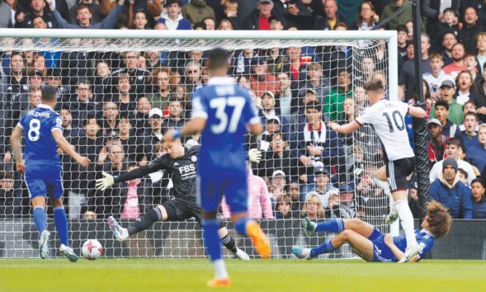 Fulham hit Leicester for five to dent survival hopes