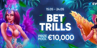 BET TRILLS Enjoy the variety of games and get your share of the €10,000 prize fund!