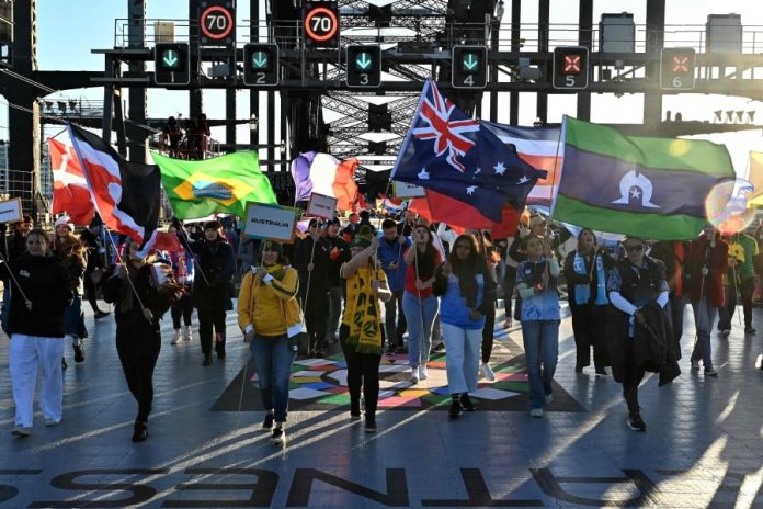 Thousands gather in Sydney as Women’s World Cup fever builds