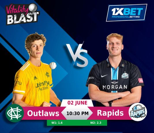 Vitality Blast ke ongoing matches per predictions kro aur bohut saray paisay earn kro Use kro PROMOCODE aur hasil kro 20,000 BONUS on 1st Deposit Choose your favorite team in Vitality Blast and and bag your online earnings BET AND WIN ❗️Note: The given odds were offered at the time of the publication on the site and are subject to change. PLACE YOUR BET AND EARN
