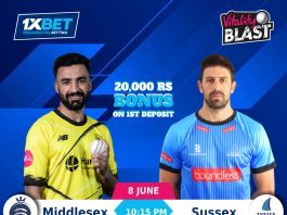 Vitality Blast ke ongoing matches per predictions karain aur bohut saray paisay earn karain.