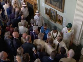 Ashes short fuses shatter monastic calm of Lord’s Long Room