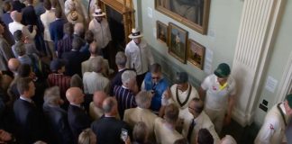 Ashes short fuses shatter monastic calm of Lord’s Long Room