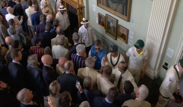Ashes short fuses shatter monastic calm of Lord’s Long Room